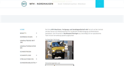 Desktop Screenshot of mfh-nordhausen.de