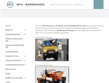 Tablet Screenshot of mfh-nordhausen.de